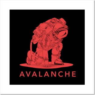 Avalanche  Crypto Cryptocurrency AVAX  coin token Posters and Art